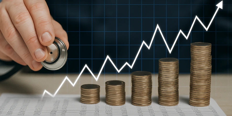 the image represent the improve the health economy graph