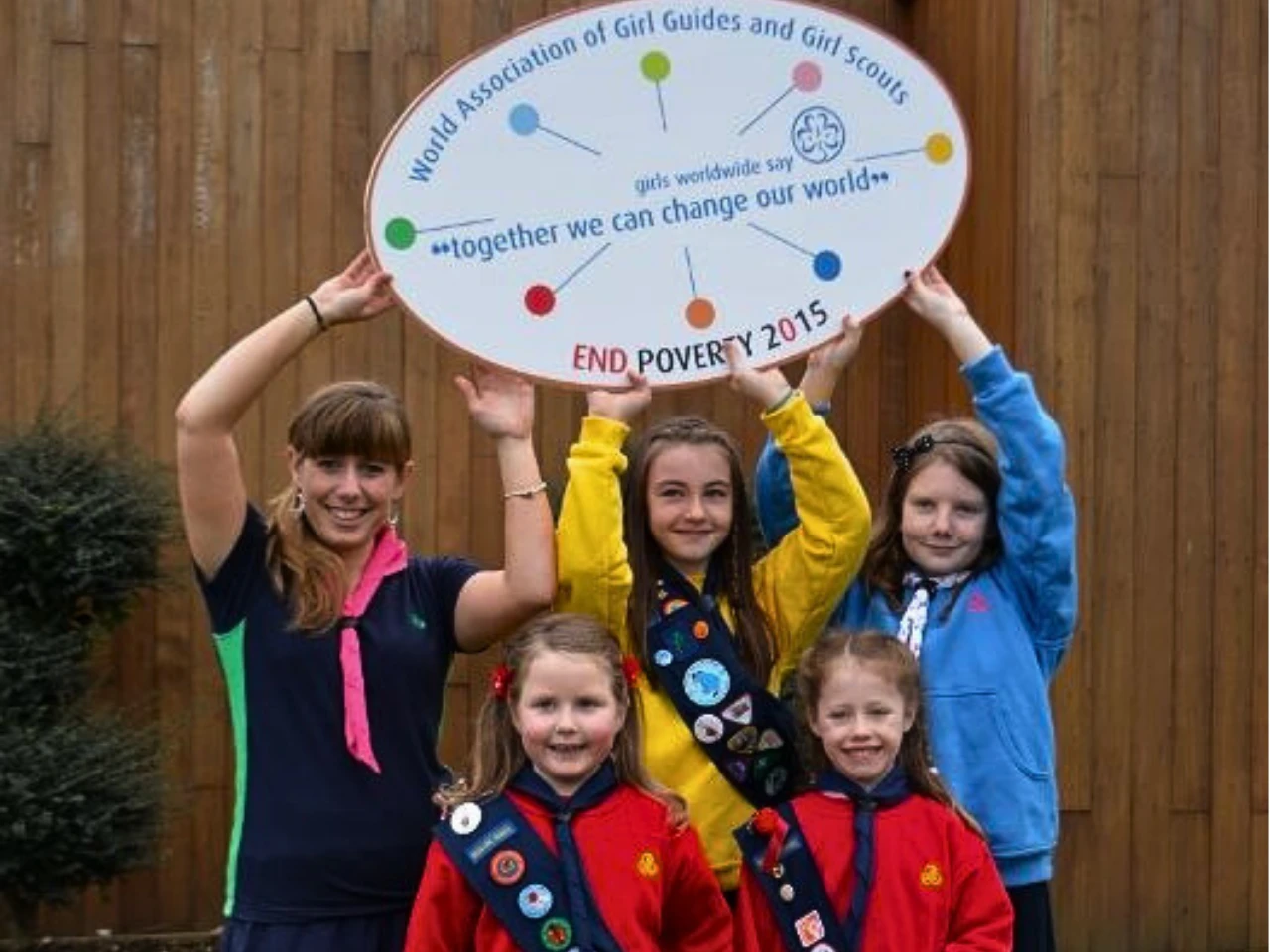 The image represents the ireland girls scouts