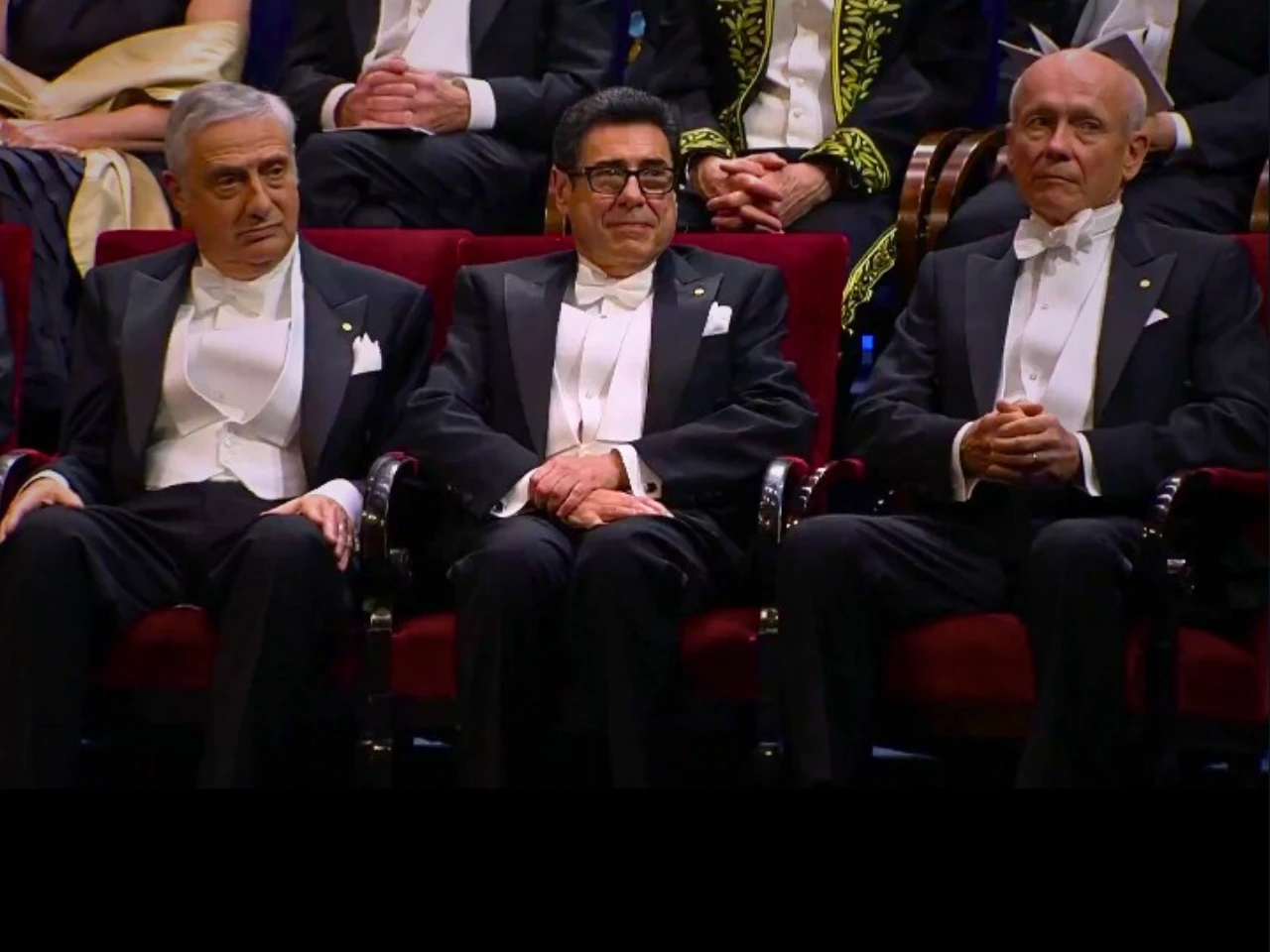 The image represent the 2025 noble prize winners