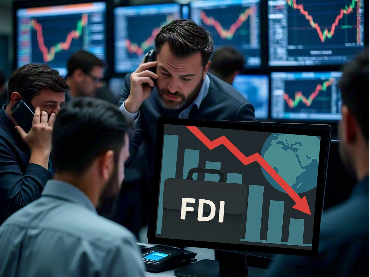 Foreign Direct Investment(FDI) flows lowest in development economies
