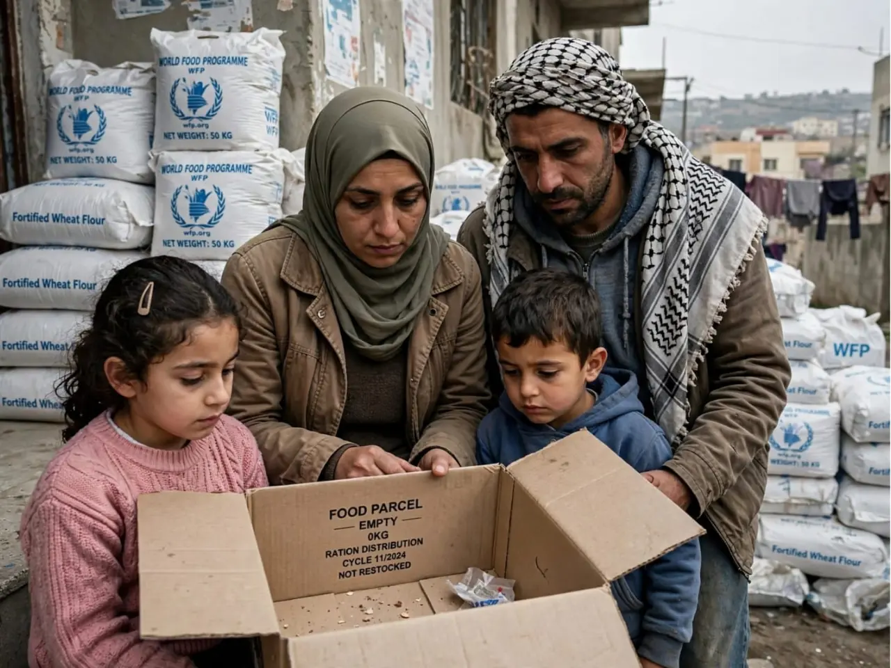 WFP halves food aid in West Bank due to funding cuts as 900,000 Palestinians face hunger crisis amid violence