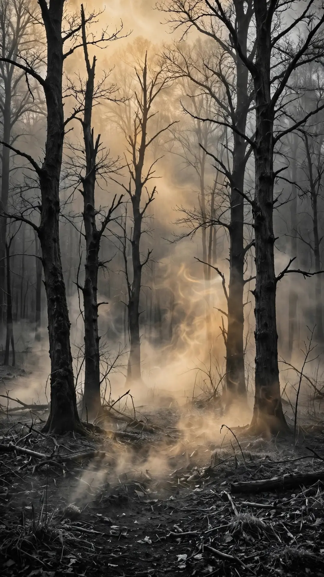 Black and white graphic with trees and text Nitrous oxide is 300 times more potent at warming the atmosphere than carbon dioxide by UN Environment Programme