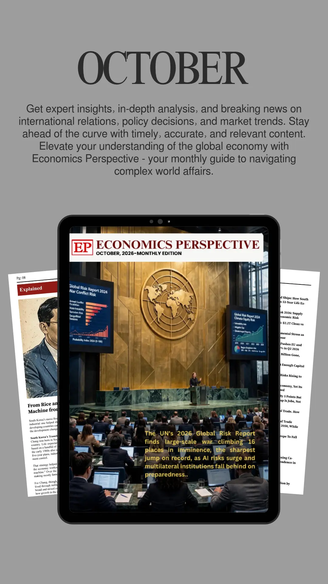 Economics Perspective- October Edition 2026, Monthly Edition